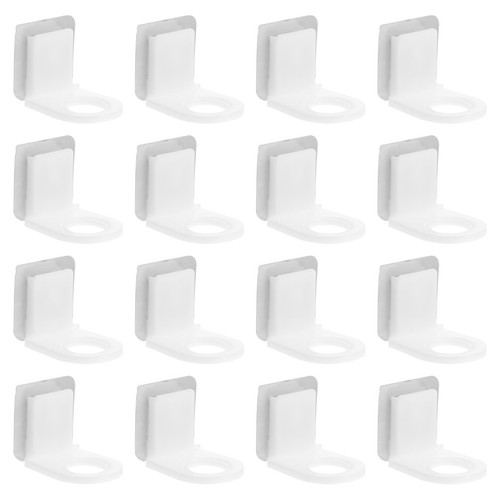 White shower gel holder - white, pp