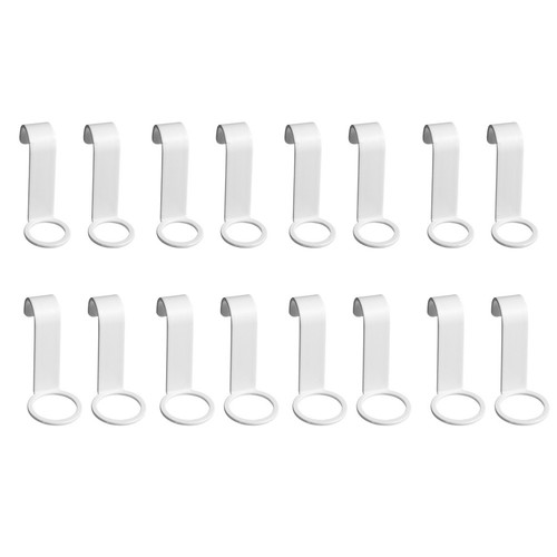 White reusable shampoo shelf - reusable,
