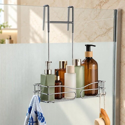Hanging shower caddy - caddy, stainless